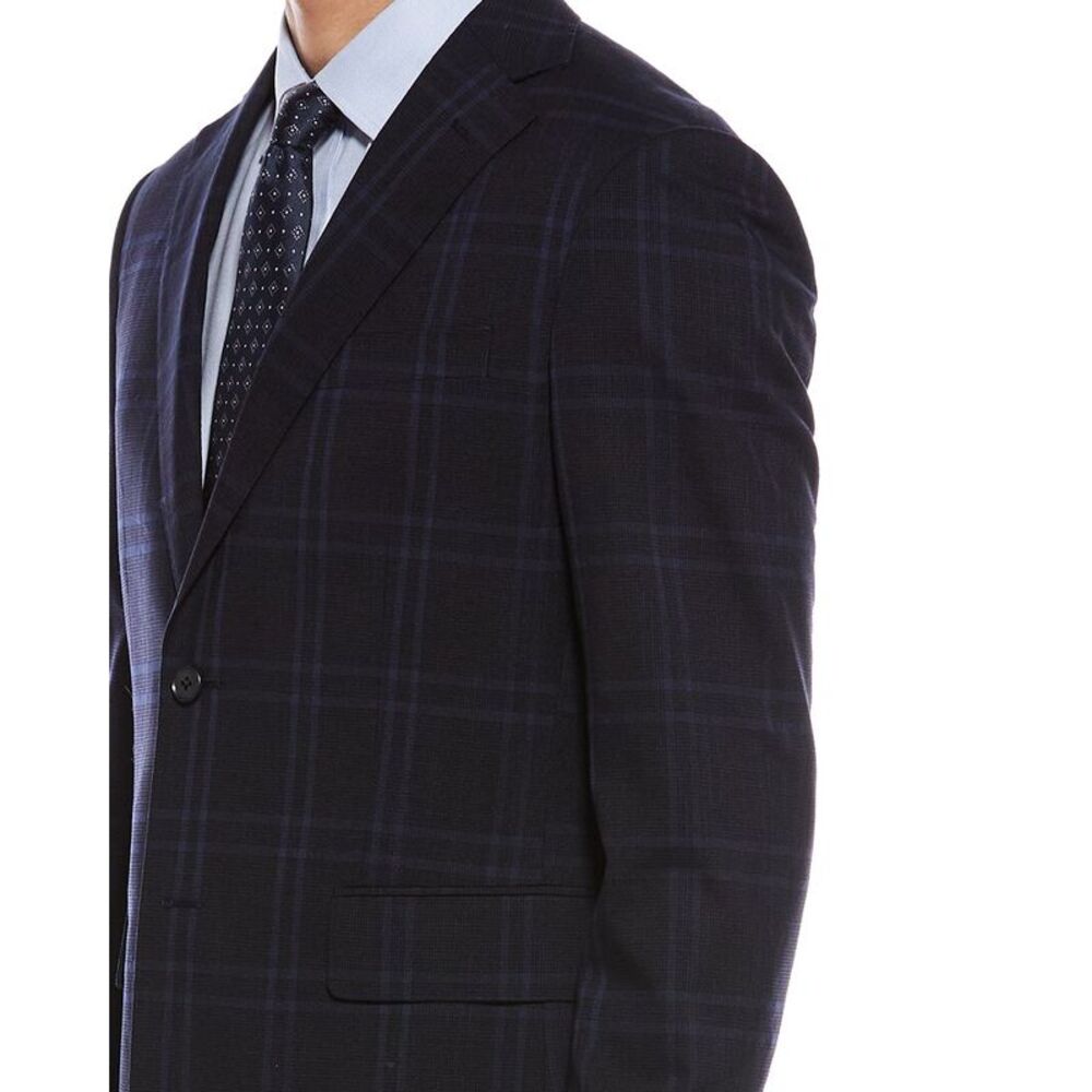 English Laundry Mens  2Pc Suit, Blue - Picture 4 of 6